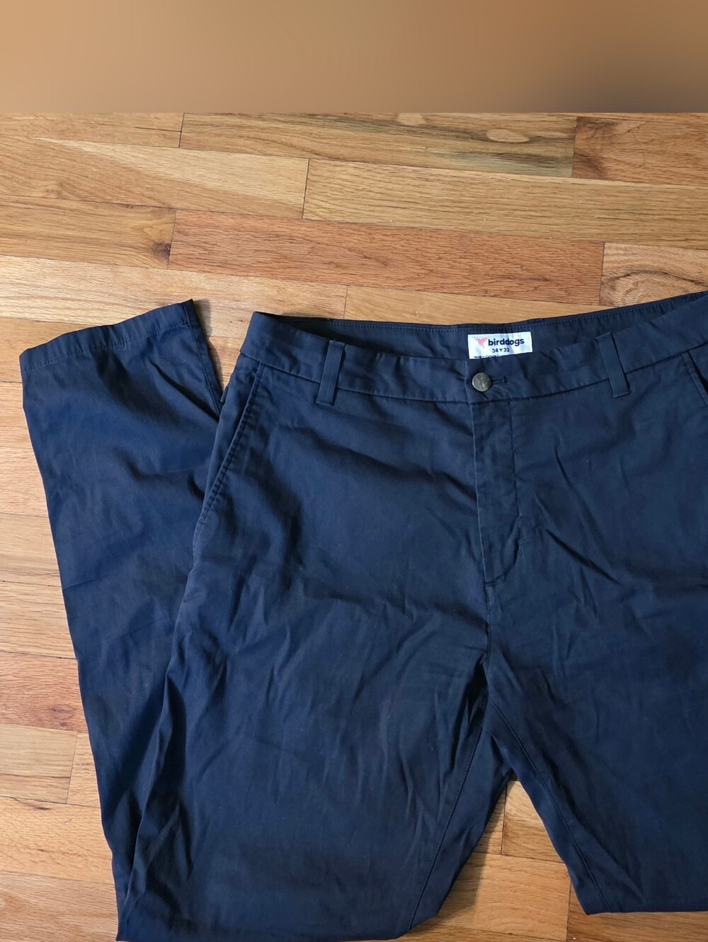 Birddogs Classic Fit Pants Navy Blue Casual Golf Mens 34 x 32